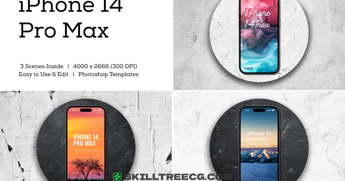 iPhone 14 Pro Max Mock-ups（823547）-技能树
